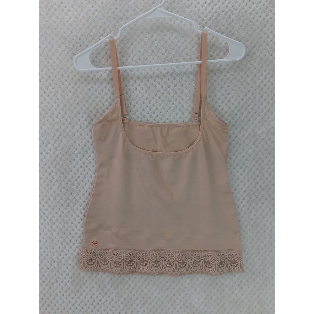 Ruby Ribbon Lumina Camisole Women's XL Soft Beige/Tan Shapewear Top